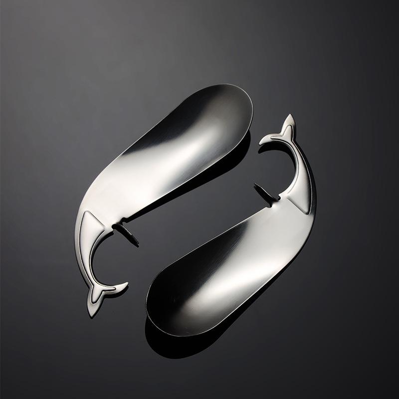 304 stainless steel passion fruit spoon open egg fruit tool creative whale shape kitchen supplies gift
304 stainless steel passion fruit spoon open egg fruit tool creative whale shape kitchen supplies gift