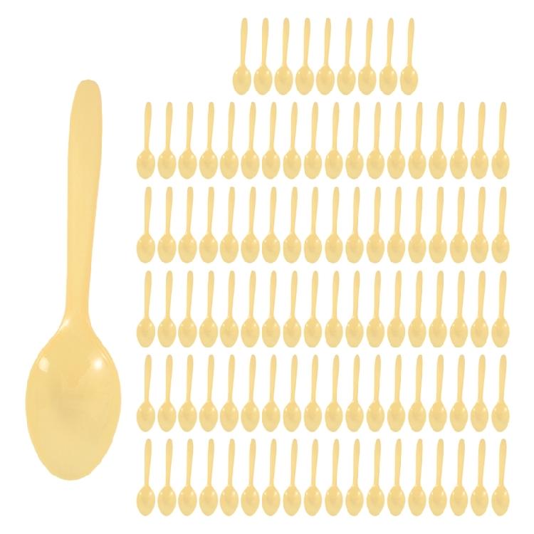 100pcs Ice Cream Soup Spoon Disposable Clear Food Grade Teaspoons Microwave Safe Tableware for Camping and Parties жовтий
100pcs Ice Cream Soup Spoon Disposable Clear Food Grade Teaspoons Microwave Safe Tableware for Camping and Parties жовтий