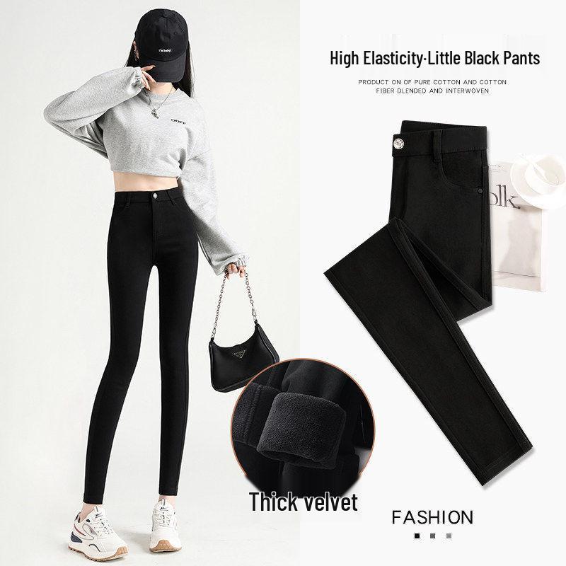 Women s Black High-Waisted Fleece-Lined Leggings, 2025 Winter Style, Thick, Elastic, Slim-Fit L for 106-115 lbs
Women s Black High-Waisted Fleece-Lined Leggings, 2025 Winter Style, Thick, Elastic, Slim-Fit L for 106-115 lbs