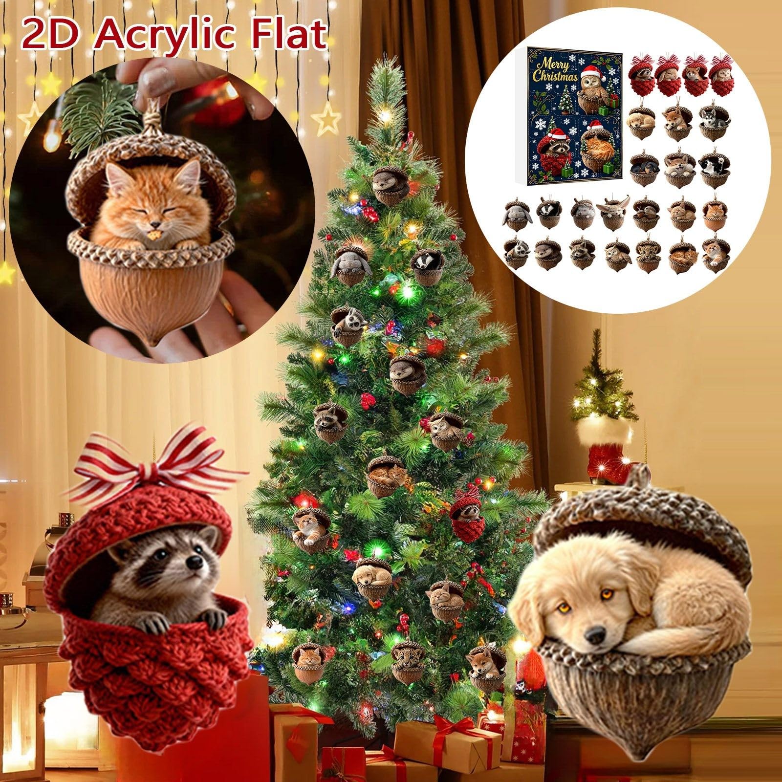 Рождественский календарь обратного отсчета Слепой адвент-календарь Слепой рождественский подарок One Size
Рождественский календарь обратного отсчета Слепой адвент-календарь Слепой рождественский подарок One Size