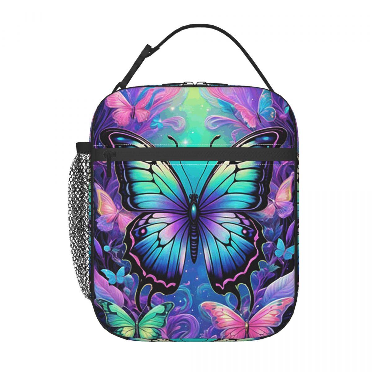 Purple Butterfly Design Insulated Lunch Bag for Kids School Cooler Thermal Food Box Tote Portable Lunch Boxes Container One Size
Purple Butterfly Design Insulated Lunch Bag for Kids School Cooler Thermal Food Box Tote Portable Lunch Boxes Container One Size