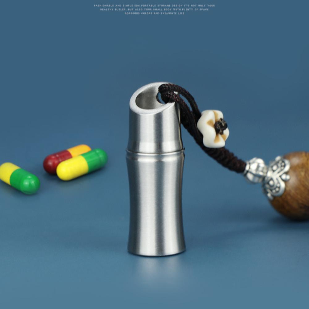 Mini Bamboo Joint Medicine Box Seal Keychain Pendant Dust Proof Elderly Carry-on Medicine Bottle
Mini Bamboo Joint Medicine Box Seal Keychain Pendant Dust Proof Elderly Carry-on Medicine Bottle
