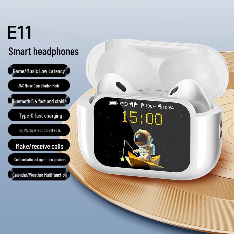 only&home E11 AI Smart Voice Wireless Bluetooth Earbuds
only&home E11 AI Smart Voice Wireless Bluetooth Earbuds