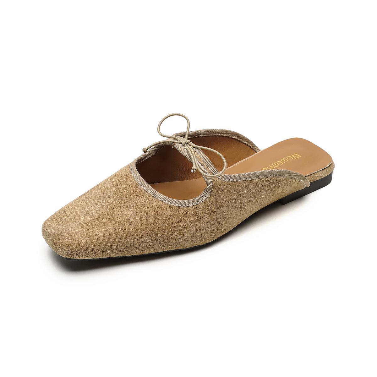 Weiwei girl 206-3 французские тапочки с сумкой на голове, женская летняя обувь с бантом на одной педали, плоские туфли muller 43 абрикосовый
Weiwei girl 206-3 французские тапочки с сумкой на голове, женская летняя обувь с бантом на одной педали, плоские туфли muller 43 абрикосовый