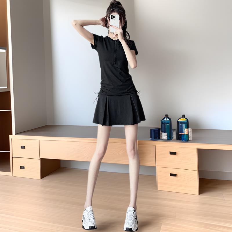 Women s Summer 2025 Quick-Dry Badminton & Tennis Outfit - Short Skirt Fitness & Yoga Suit S
Women s Summer 2025 Quick-Dry Badminton & Tennis Outfit - Short Skirt Fitness & Yoga Suit S