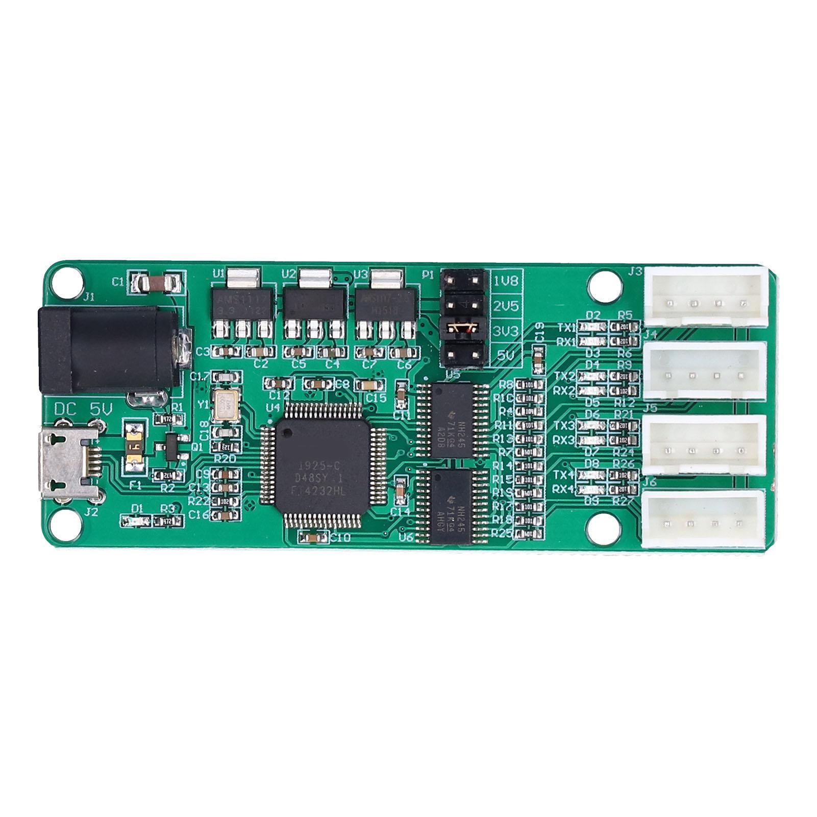 Модуль послідовного порту UART USB на 4-канальний TTL FT4232 чіп Плата перетворювача постійного струму 5 В для обладнання
Модуль послідовного порту UART USB на 4-канальний TTL FT4232 чіп Плата перетворювача постійного струму 5 В для обладнання