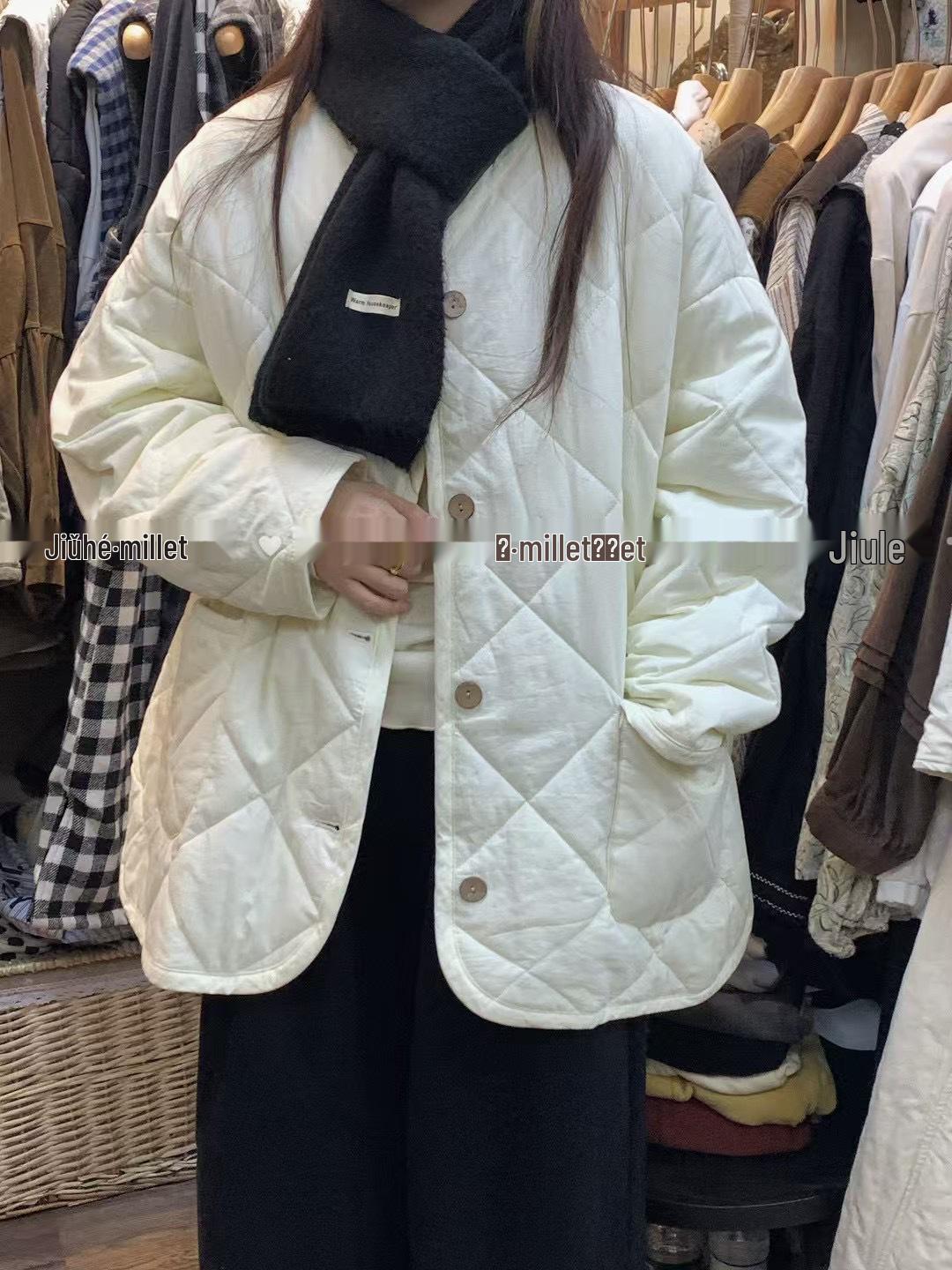Jiuhe 2100 Winter 2024 Korean Retro Plus Size Casual Loose Padded Cotton Jacket One Size
Jiuhe 2100 Winter 2024 Korean Retro Plus Size Casual Loose Padded Cotton Jacket One Size