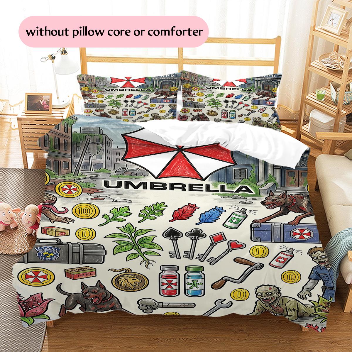Resident Evil Icon & Pixel Pattern Bedding Home Decoration Festival Gift (1 * duvet cover + 2 * pillowcase, without core) 135x200cm
Resident Evil Icon & Pixel Pattern Bedding Home Decoration Festival Gift (1 * duvet cover + 2 * pillowcase, without core) 135x200cm