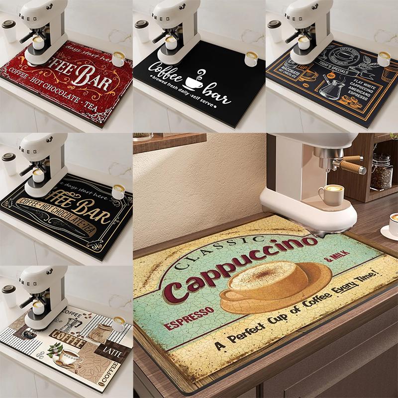 Coffee Waterproof Absorbent Drain Pad Non-slip Kitchen Dish Drying Absorbent Mats Quick Dry Tableware Faucet Placemat Dinnerware 20x30cm
Coffee Waterproof Absorbent Drain Pad Non-slip Kitchen Dish Drying Absorbent Mats Quick Dry Tableware Faucet Placemat Dinnerware 20x30cm