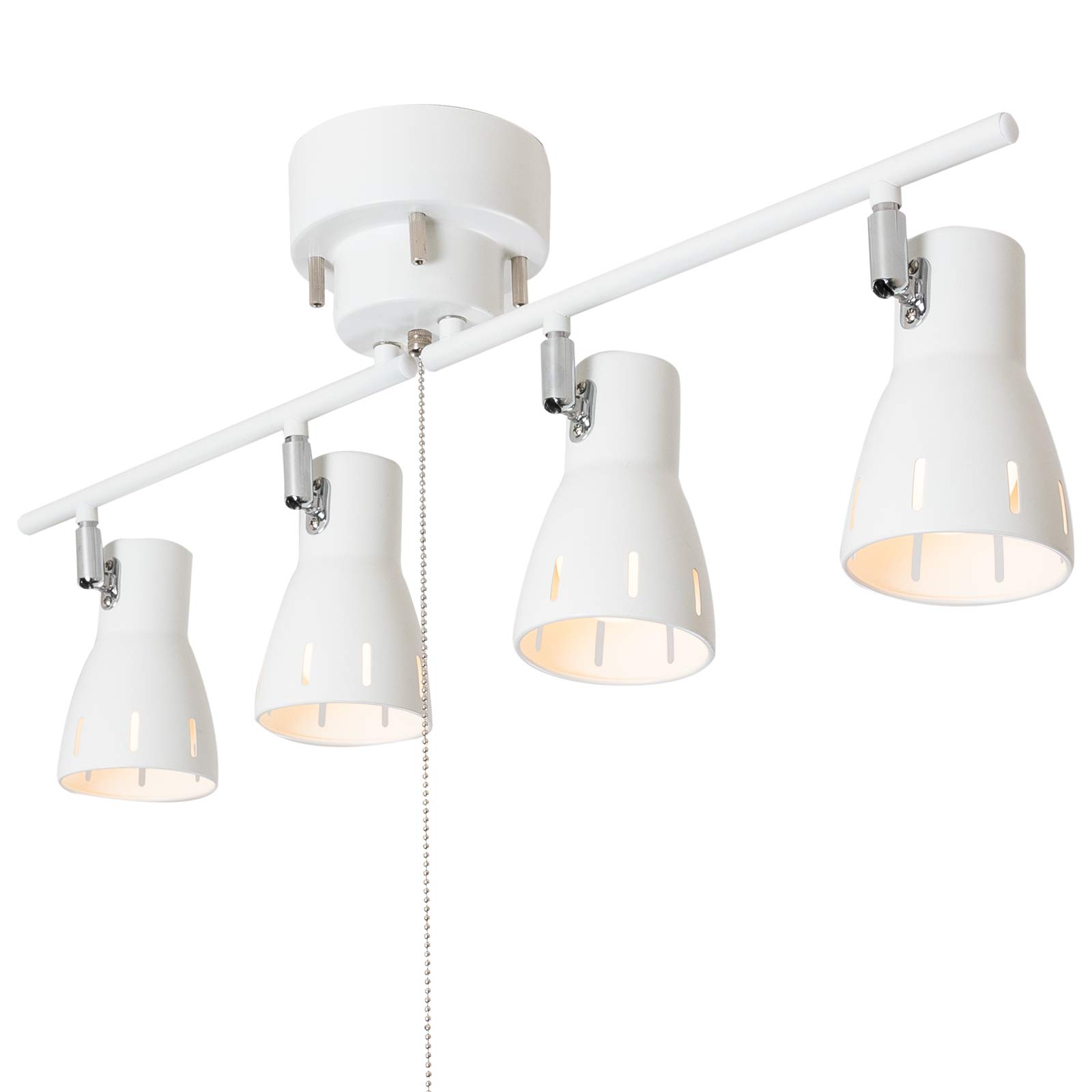 Jiya Ceiling Light, 4 Lights, E26 Base, LED Bulb Compatible, Ceiling Spotlight, Industrial Ceiling Lighting, Nordic Style, Stylish, Cafe-Style, Easy
Jiya Ceiling Light, 4 Lights, E26 Base, LED Bulb Compatible, Ceiling Spotlight, Industrial Ceiling Lighting, Nordic Style, Stylish, Cafe-Style, Easy