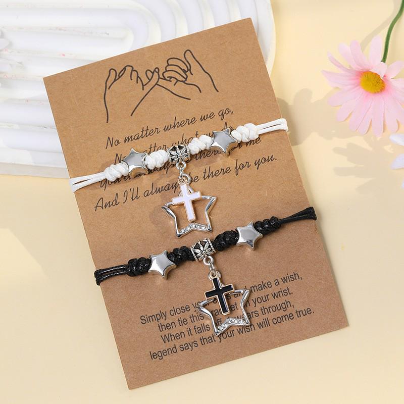 Adjustable Woven Friendship Bracelet for Students & Couples
Adjustable Woven Friendship Bracelet for Students & Couples