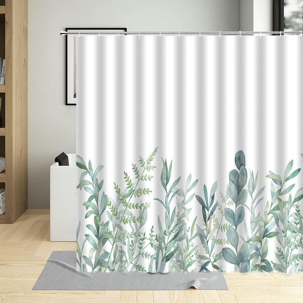 Leaves Shower Curtain Watercolor Tree Branch Leaf Vine Plant Bath Curtain Modern Fabric Nordic Bathroom Decor W60H190(CM)-1 Pcs
Leaves Shower Curtain Watercolor Tree Branch Leaf Vine Plant Bath Curtain Modern Fabric Nordic Bathroom Decor W60H190(CM)-1 Pcs