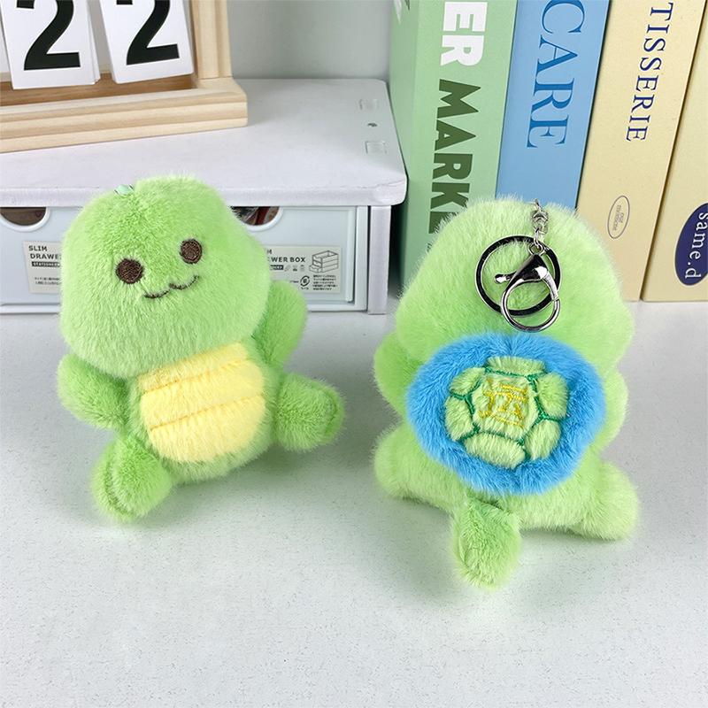 Creative Lucky Turtle Plush Keychain Cartoon Stuffed Animal Doll Keyring Rotatable Turtle Shell Plush Toy School Bag Pendant
Creative Lucky Turtle Plush Keychain Cartoon Stuffed Animal Doll Keyring Rotatable Turtle Shell Plush Toy School Bag Pendant