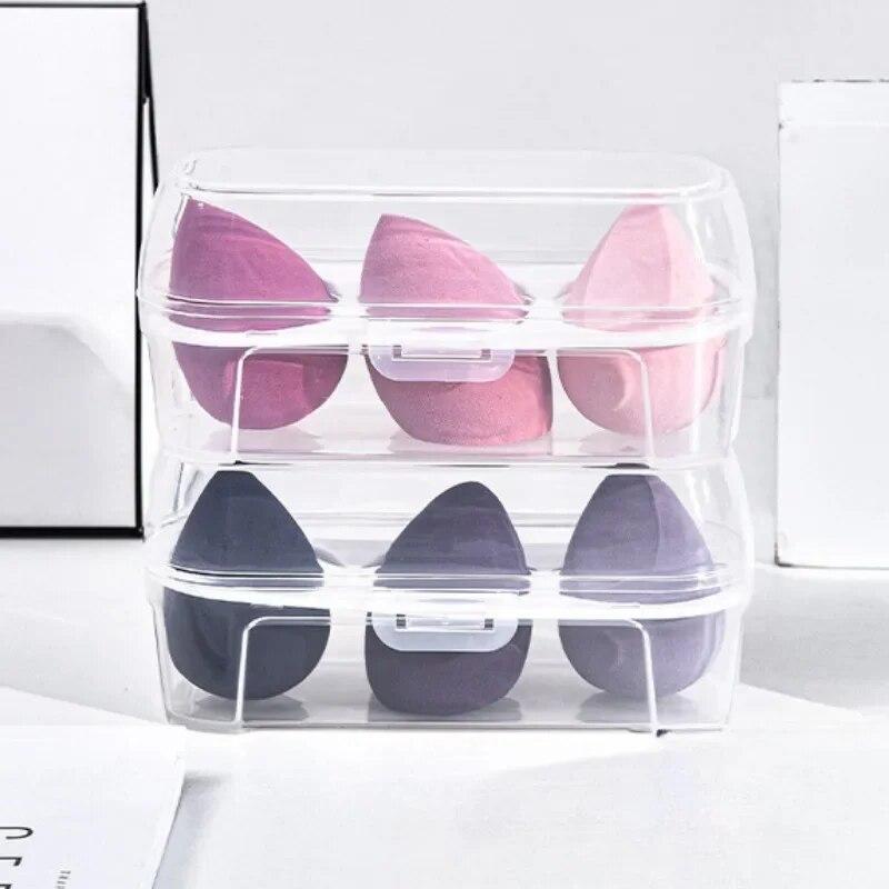 3pcs Makeup Blender Makeup Sponge Cosmetic Puff with Storage Box Foundation Powder Beauty Sponge Women Make Up Accessories Tools
3pcs Makeup Blender Makeup Sponge Cosmetic Puff with Storage Box Foundation Powder Beauty Sponge Women Make Up Accessories Tools