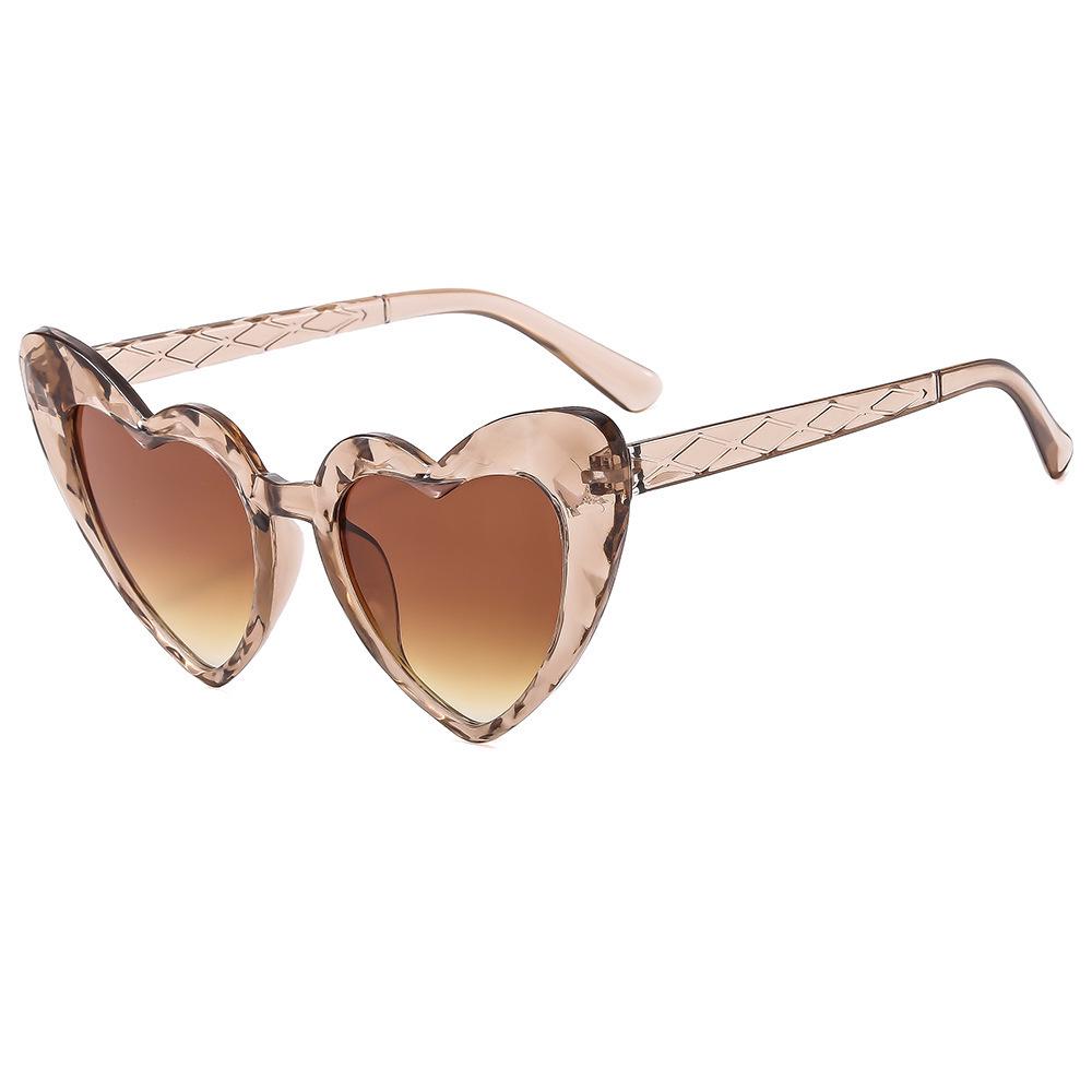 Heart-Shaped Sunglasses: Large Frame, Anti-UV, Fashionable Sunshade & Cute Decorative Mirror
Heart-Shaped Sunglasses: Large Frame, Anti-UV, Fashionable Sunshade & Cute Decorative Mirror