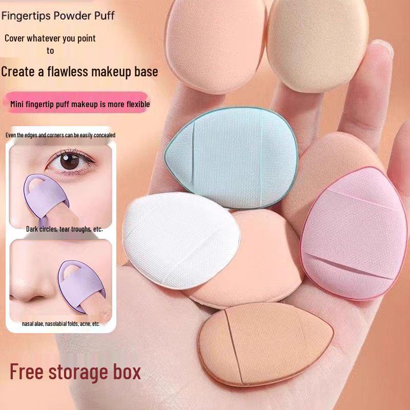 Мини спонж для макияжа Thumb Puff - Подушечка для пальца, Не впитывающий, Двойного назначения, Инструмент для нанесения сухих/влажных тональных средств и консилера
Мини спонж для макияжа Thumb Puff - Подушечка для пальца, Не впитывающий, Двойного назначения, Инструмент для нанесения сухих/влажных тональных средств и консилера
