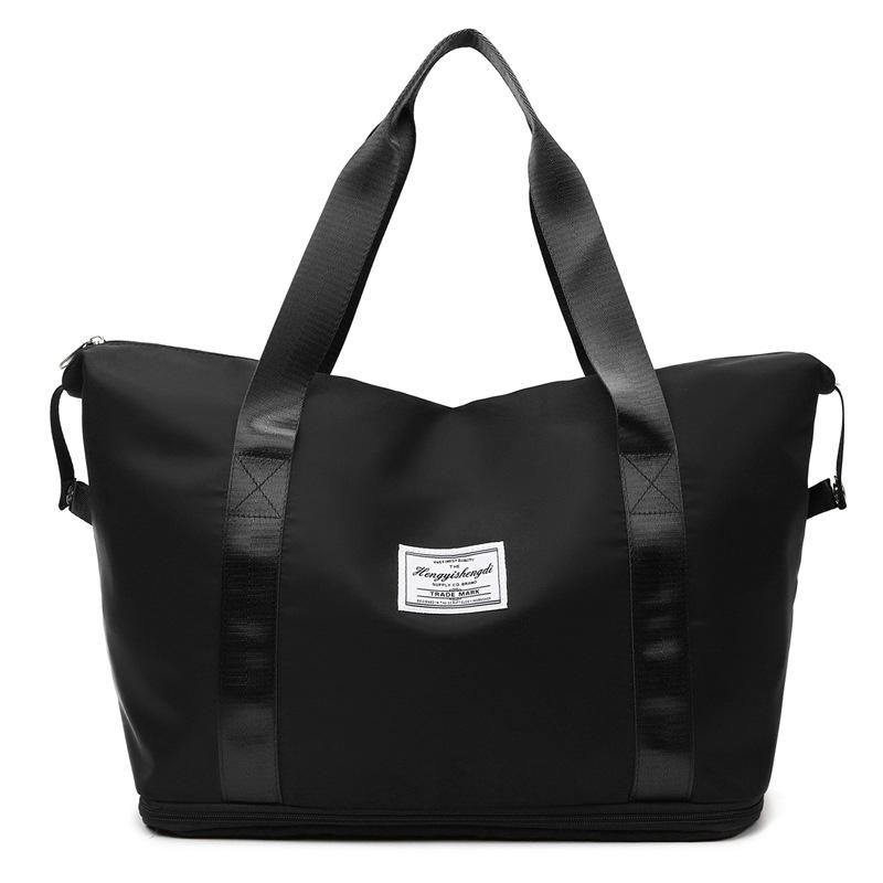 Dry and Wet Separation Sports Satchel Shoulder Bag Yoga Fitness Bag Large Capacity Travel Bag чорний
Dry and Wet Separation Sports Satchel Shoulder Bag Yoga Fitness Bag Large Capacity Travel Bag чорний