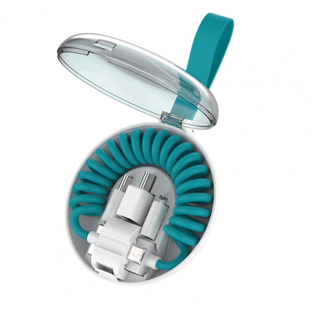 Convenient Charging Wire Anti-winding Data Cable Stretchy Data Transfer 3 In 1 Mobile Phone Charging USB Spring Wire синій
Convenient Charging Wire Anti-winding Data Cable Stretchy Data Transfer 3 In 1 Mobile Phone Charging USB Spring Wire синій