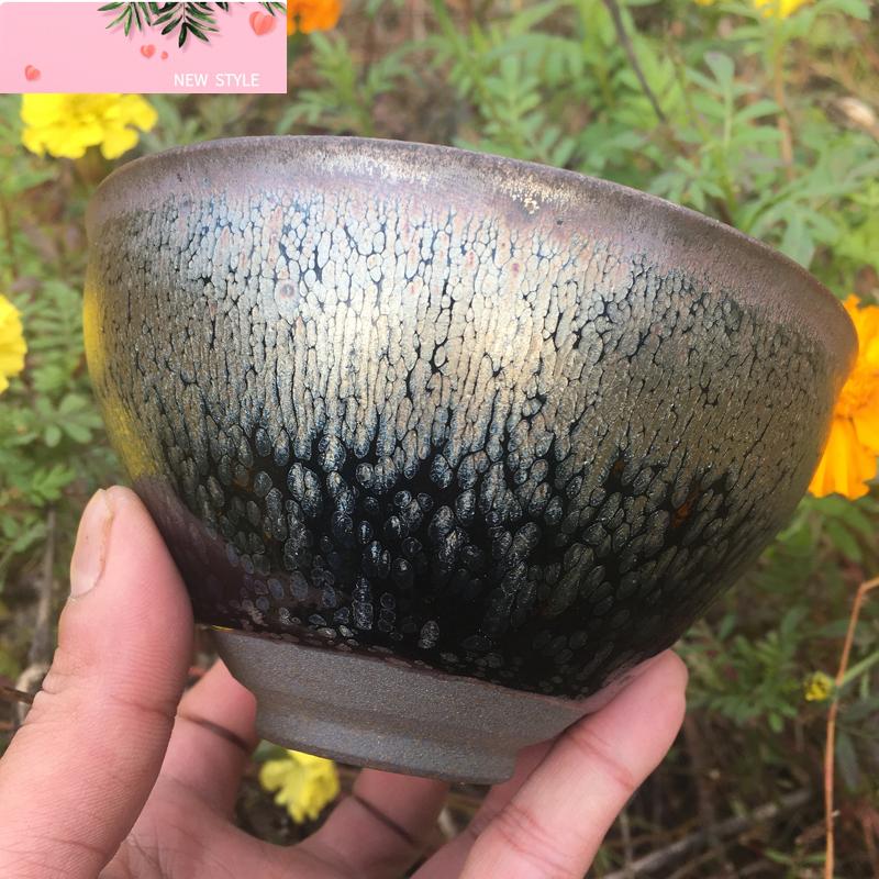 Jianzhan Big Tenmoku Tea Bowl Matcha Mug Cup Ceramic Yuteki Style Natural Clay Fired in KilnChinese Ancient Craftmenship CN
Jianzhan Big Tenmoku Tea Bowl Matcha Mug Cup Ceramic Yuteki Style Natural Clay Fired in KilnChinese Ancient Craftmenship CN