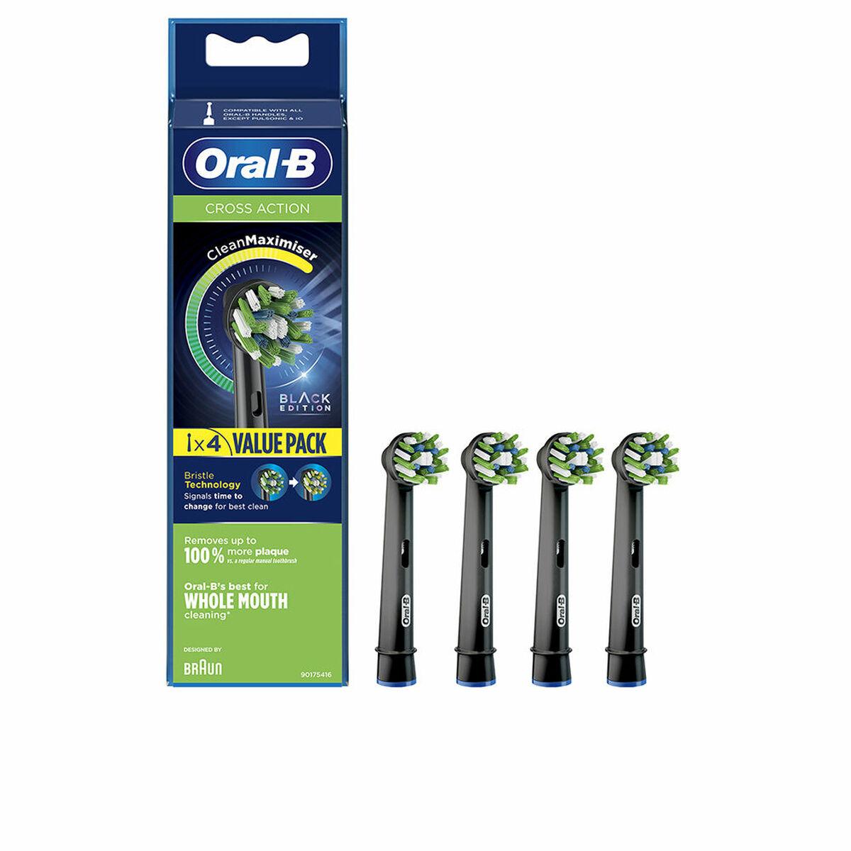 Сменная электрическая зубная щетка Oral-B Cross Action Black 4 шт. 
Сменная электрическая зубная щетка Oral-B Cross Action Black 4 шт.