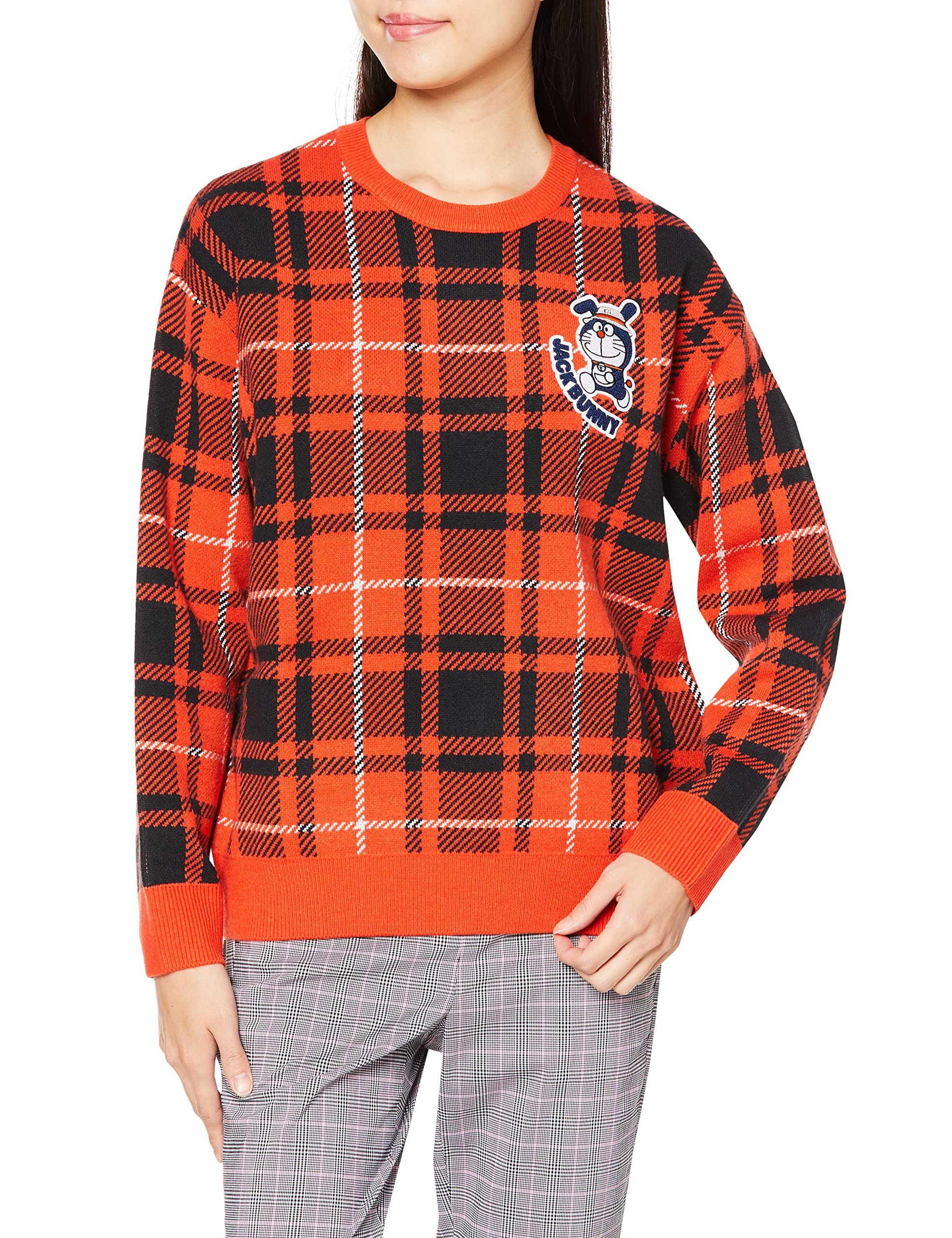 Трикотажный пуловер с круглым вырезом Jack Bunny в коллаборации с Doraemon, двойной размер, размер L, женский, жаккард 9G2P+1P, 263-2270016, 150, оранжевый,
Трикотажный пуловер с круглым вырезом Jack Bunny в коллаборации с Doraemon, двойной размер, размер L, женский, жаккард 9G2P+1P, 263-2270016, 150, оранжевый,