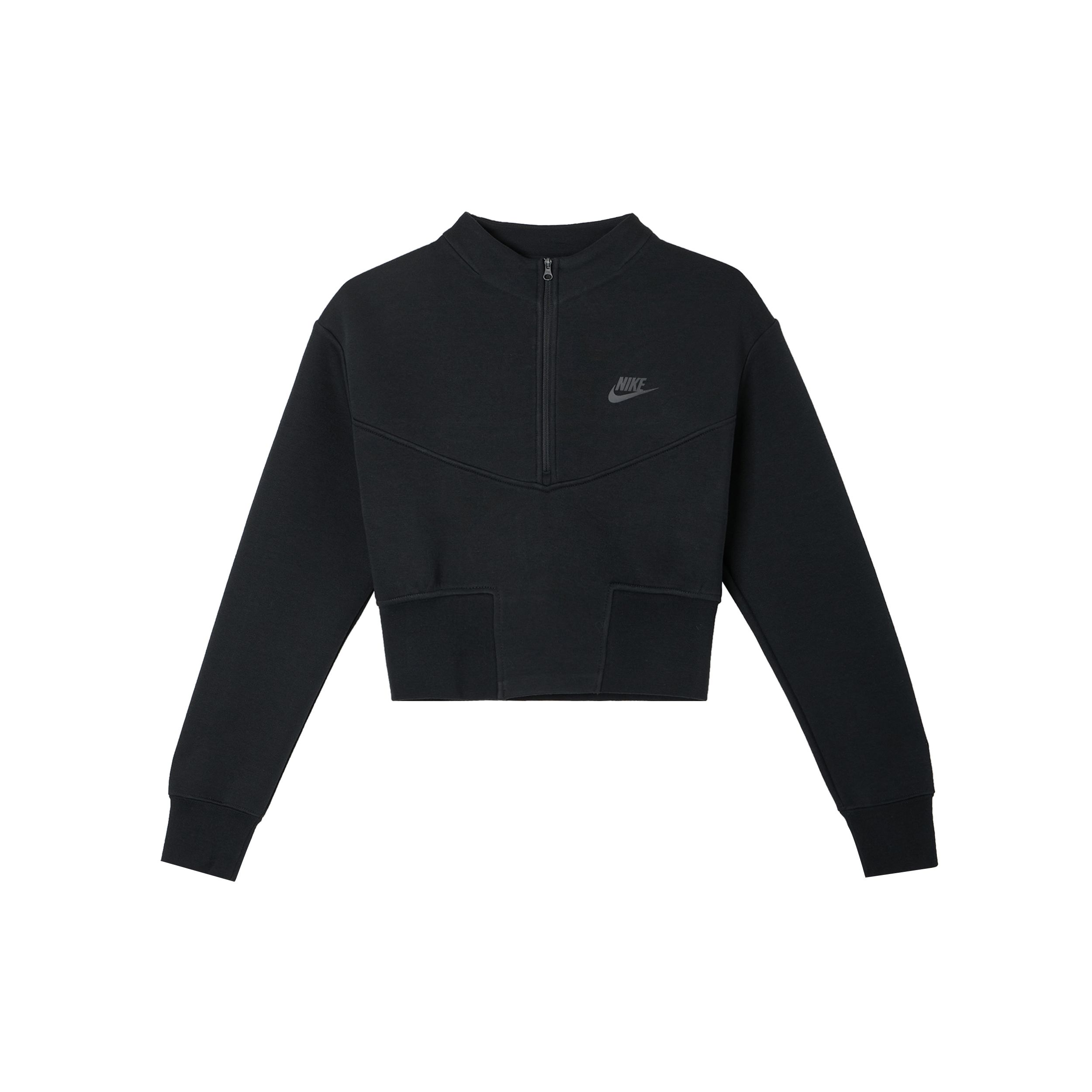 Nike Sportswear Tech Fleece Color Block Casual Half Zip Fashion Simple Short Sleeve Pullover Women sweatshirt Black HJ1032-010 S
Nike Sportswear Tech Fleece Color Block Casual Half Zip Fashion Simple Short Sleeve Pullover Women sweatshirt Black HJ1032-010 S