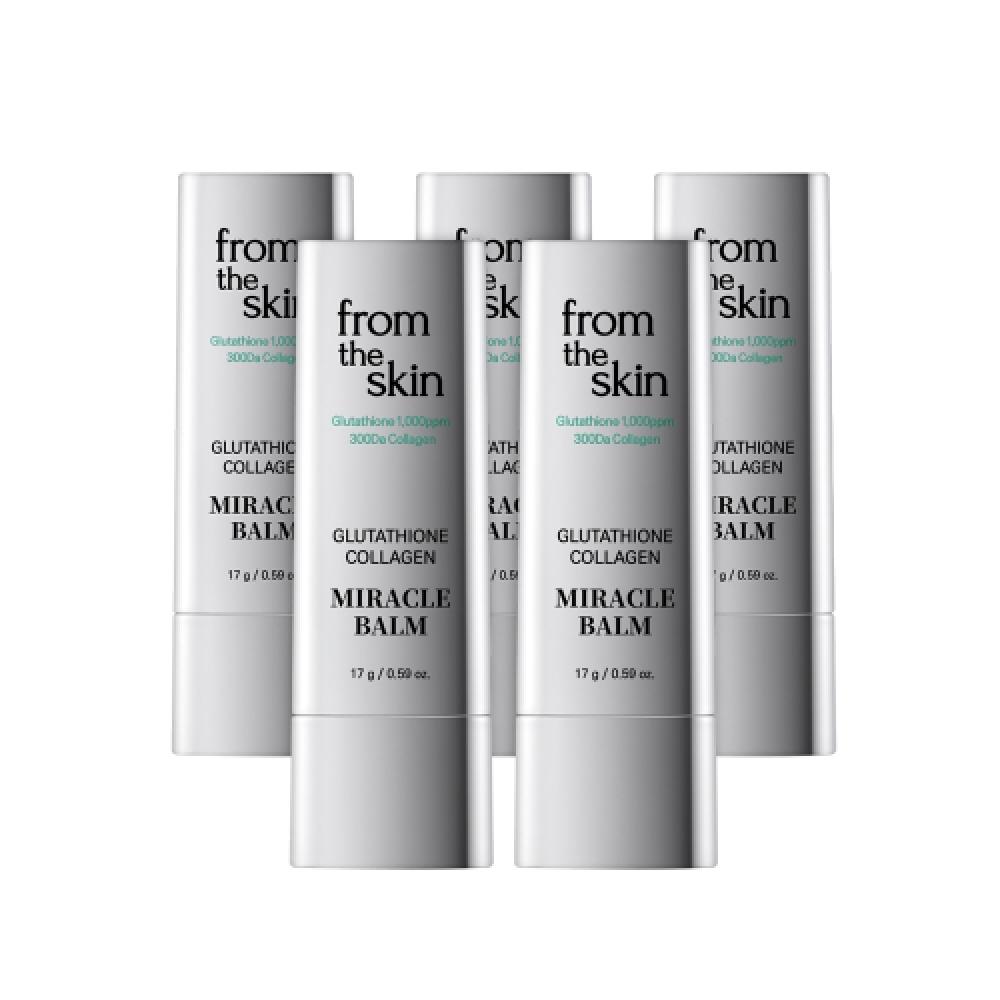 From The Skin Glutathione Collagen Miracle Balm Tone Up Sun Stick 17g Spf50+ 5pcs FREE
From The Skin Glutathione Collagen Miracle Balm Tone Up Sun Stick 17g Spf50+ 5pcs FREE