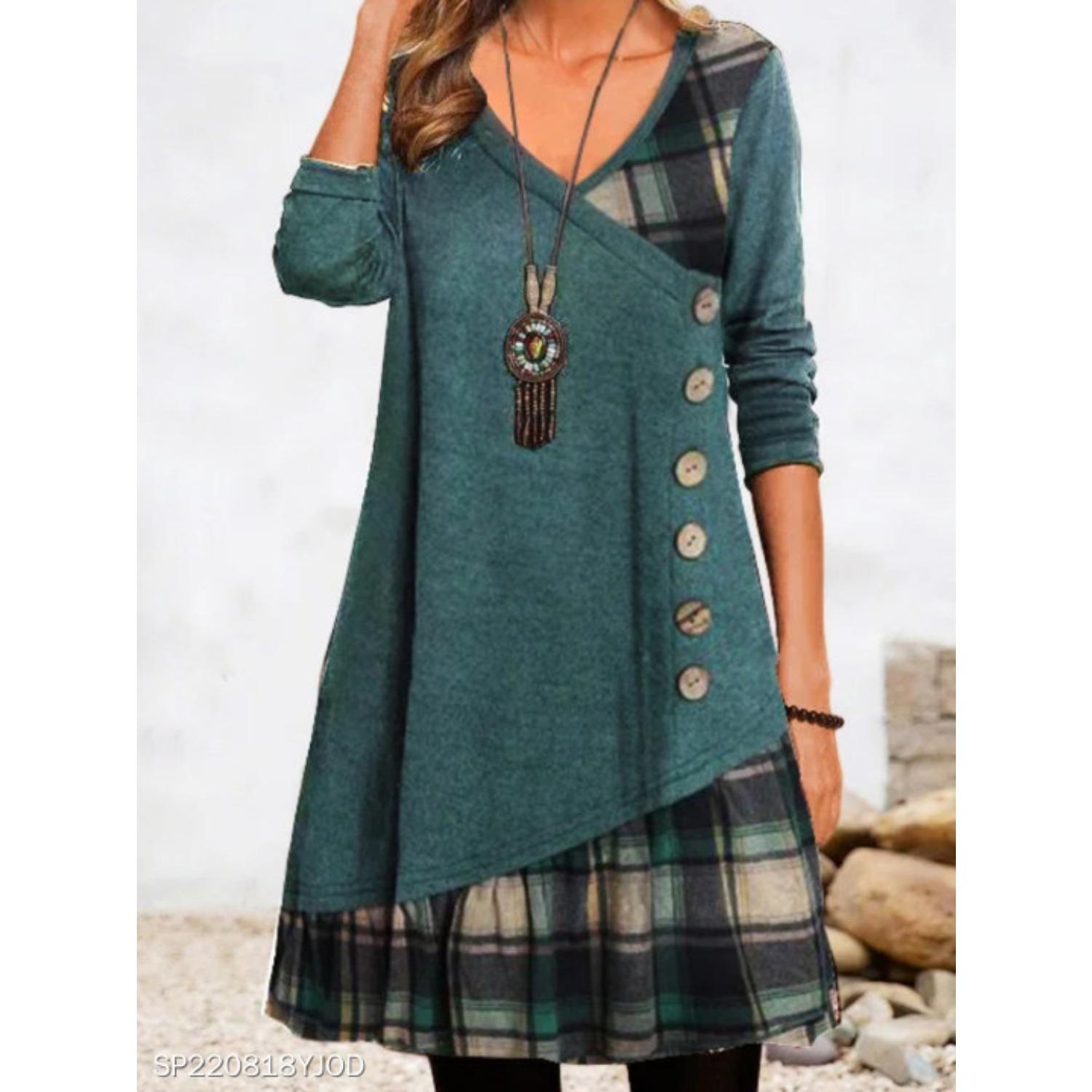 2025 Новый тренд утягивающего платья с талией, свободное удобное платье, женская мода, элегантное платье, весна-лето, принт 5XL зелёный
2025 Новый тренд утягивающего платья с талией, свободное удобное платье, женская мода, элегантное платье, весна-лето, принт 5XL зелёный