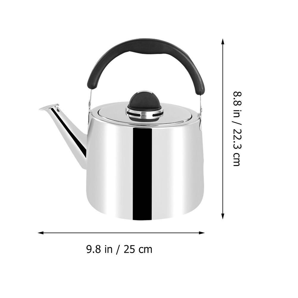Whistling Tea Kettle Stainless Steel Boiling Kettle Fast Heating Automatic Whistle For Gas Induction Cooker Dust Proof
Whistling Tea Kettle Stainless Steel Boiling Kettle Fast Heating Automatic Whistle For Gas Induction Cooker Dust Proof