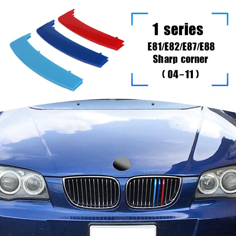 3PCS ABS Tri-colour Car Racing Grills Trim Strips For BMW 1 Series E81 E82 E87 E88 F20 F40 M-Power Styling Exterior Accessories 04-11 E87 Sharp
3PCS ABS Tri-colour Car Racing Grills Trim Strips For BMW 1 Series E81 E82 E87 E88 F20 F40 M-Power Styling Exterior Accessories 04-11 E87 Sharp