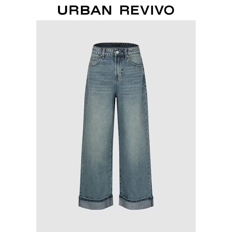 UR2026 Women s Washed Rolled-Hem Straight-Leg Jeans 30
UR2026 Women s Washed Rolled-Hem Straight-Leg Jeans 30