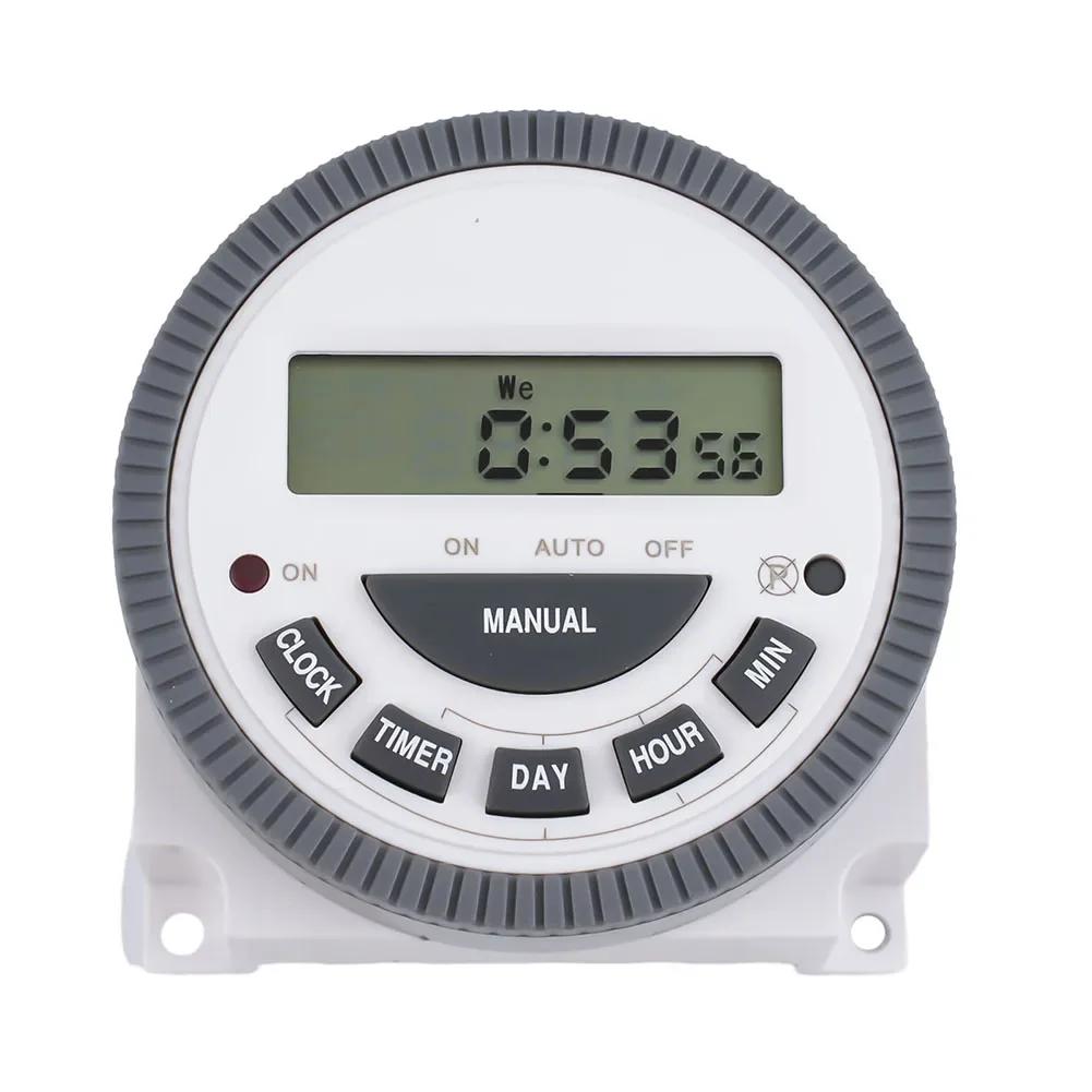 TM-619-4 Timer Switch 7-days Programmable Cyclic Timing Intelligent Time Controller 12-24V Programmable Digital Timer Module 220V
TM-619-4 Timer Switch 7-days Programmable Cyclic Timing Intelligent Time Controller 12-24V Programmable Digital Timer Module 220V