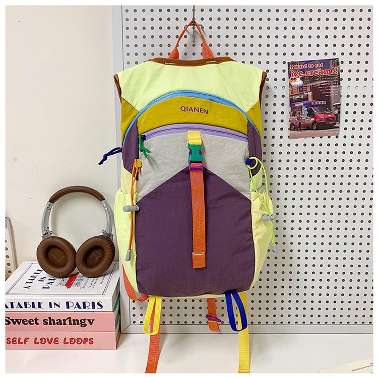 Dopamine Colorblock Lightweight Waterproof Backpack for School, Hiking & Outdoor Adventures жёлтый
Dopamine Colorblock Lightweight Waterproof Backpack for School, Hiking & Outdoor Adventures жёлтый