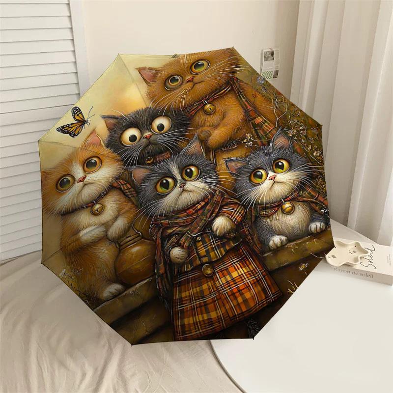 1PC Cats Plaid Umbrella-8-Rib Reinforced, Automatic Open, Lightweight & Durable, Cute Fashion Accessory for Outdoor-Y0321
1PC Cats Plaid Umbrella-8-Rib Reinforced, Automatic Open, Lightweight & Durable, Cute Fashion Accessory for Outdoor-Y0321