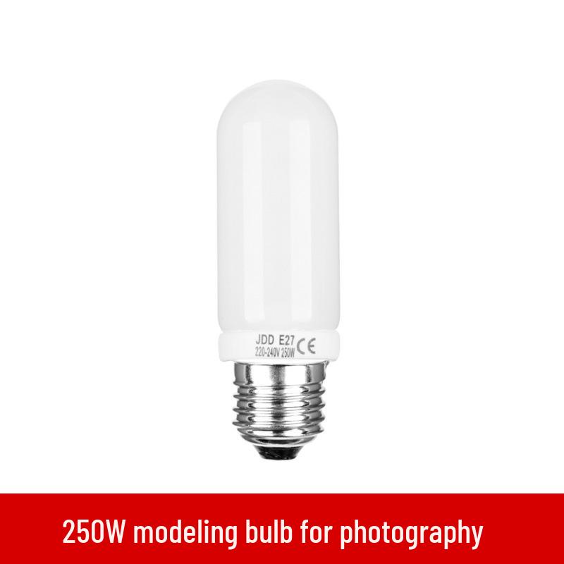 250W E27 Studio Flash Modeling Light Bulb - Warm Light Tube for Jinbei
250W E27 Studio Flash Modeling Light Bulb - Warm Light Tube for Jinbei