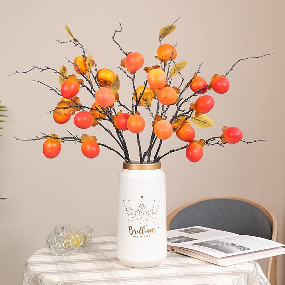 Plastic Simulation Persimmon Fruit Handmade Artificial Fruits Branches New Year Decor Style 1
Plastic Simulation Persimmon Fruit Handmade Artificial Fruits Branches New Year Decor Style 1