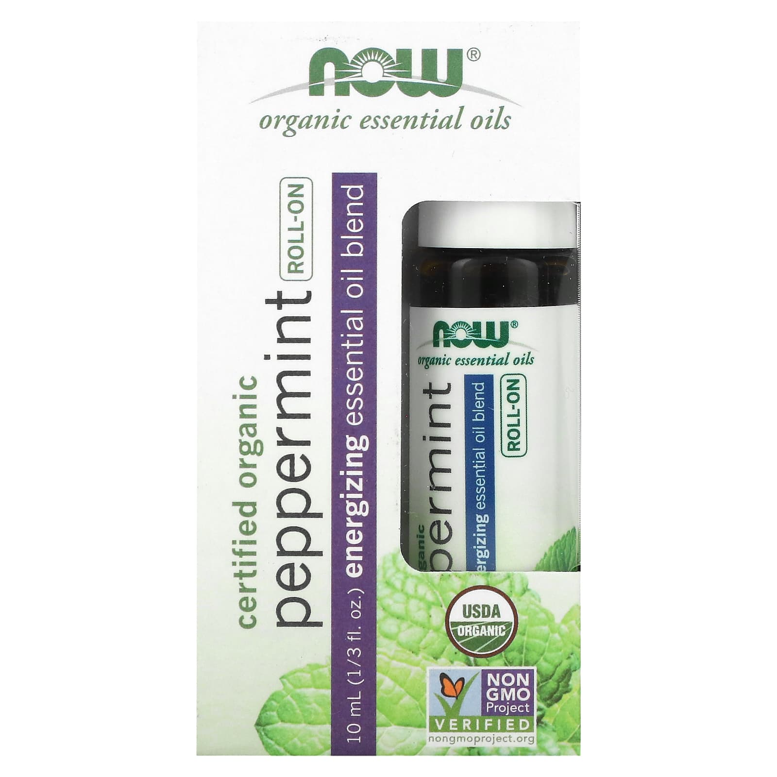 NOW Foods, Сертифицированный органический шариковый аппликатор с перечной мятой, 1/3 жидких унций (10 мл)
NOW Foods, Сертифицированный органический шариковый аппликатор с перечной мятой, 1/3 жидких унций (10 мл)