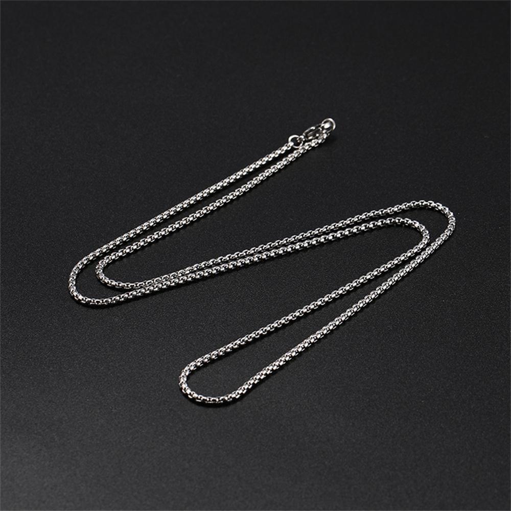 My Shape 10 pcs 60cm Box Chain Necklaces for Men 24 Inch Box Chain 2-3mm Chains Chokers Steel Color Fashion Jewelry Boys Gifts Steel Color&60cm
My Shape 10 pcs 60cm Box Chain Necklaces for Men 24 Inch Box Chain 2-3mm Chains Chokers Steel Color Fashion Jewelry Boys Gifts Steel Color&60cm