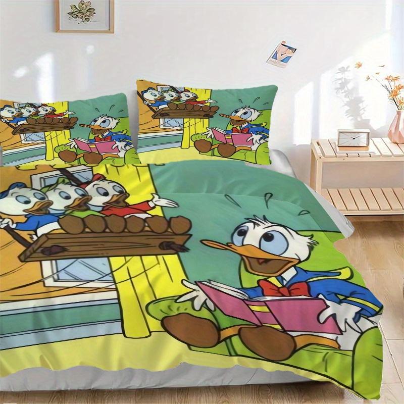 3pcs Donald Duck and His Nephew on the Swing Quilt Cover Set - Soft and Cozy Bedroom, Guest Room and Dorm Decorative Bedding 3-Piece Set 1 Quilt 135x200cm
3pcs Donald Duck and His Nephew on the Swing Quilt Cover Set - Soft and Cozy Bedroom, Guest Room and Dorm Decorative Bedding 3-Piece Set 1 Quilt 135x200cm