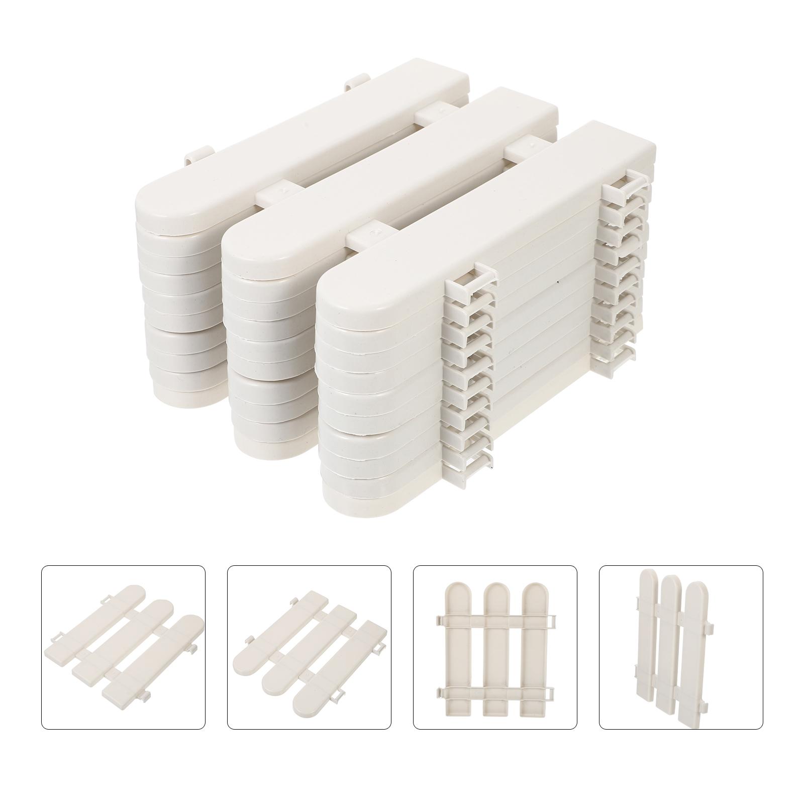 10 Pcs White Fence Decorative Barrier Outdoor Fencing Yard Enclosure Plastic Lattice Garden Supplies Picket Fence Path Fence
10 Pcs White Fence Decorative Barrier Outdoor Fencing Yard Enclosure Plastic Lattice Garden Supplies Picket Fence Path Fence
