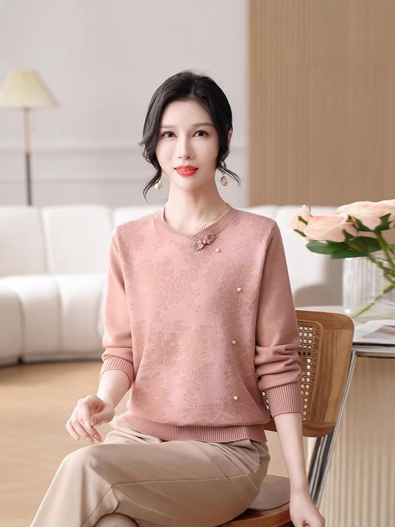 Spring 2026 Chinese-Style Sweater Set for Middle-Aged Women – Lightweight Knit Top 2XL (for 135-150 jin)
Spring 2026 Chinese-Style Sweater Set for Middle-Aged Women – Lightweight Knit Top 2XL (for 135-150 jin)