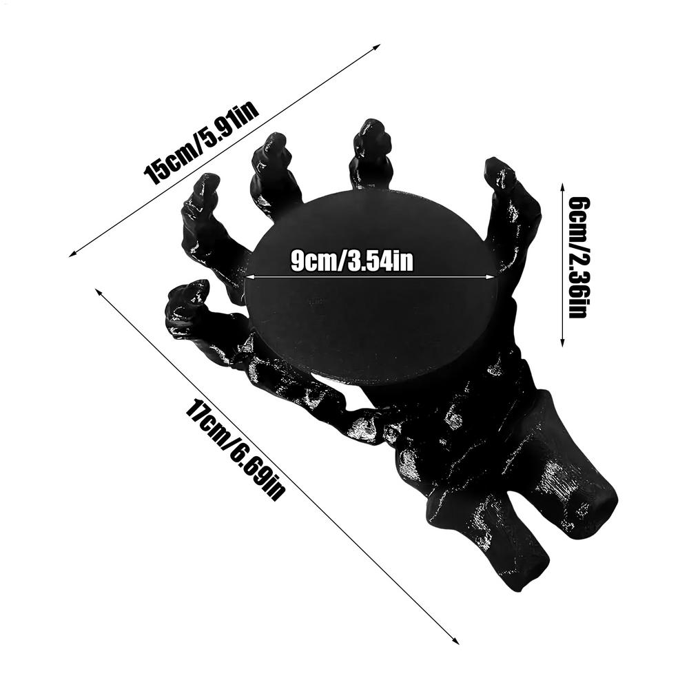 Коврик под чашку в виде руки скелета, 3D-печать, изоляционная подкладка, декоративная подставка под чашку для дома/офиса, держатель для кружки, креативные забавные украшения чёрный
Коврик под чашку в виде руки скелета, 3D-печать, изоляционная подкладка, декоративная подставка под чашку для дома/офиса, держатель для кружки, креативные забавные украшения чёрный