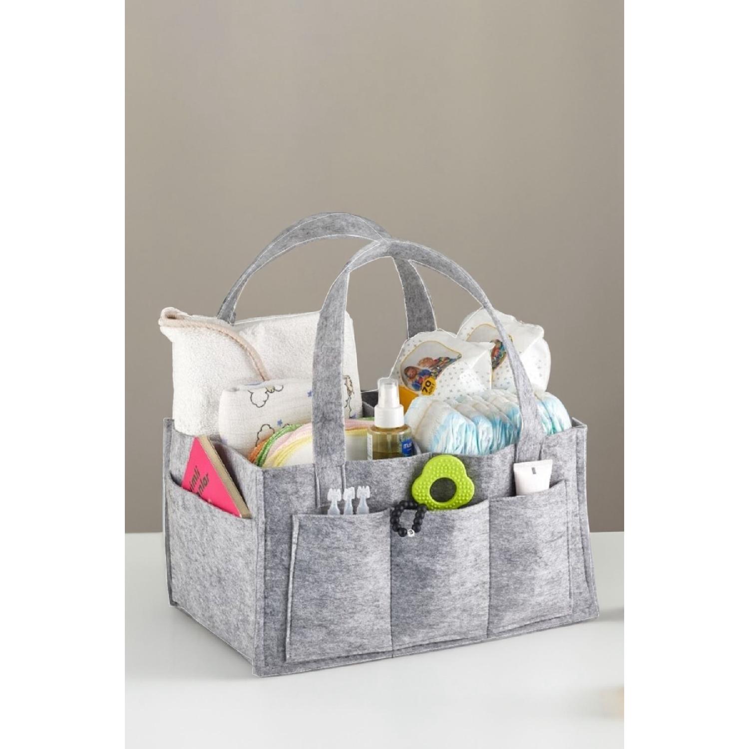 Практичний органайзер Felt Baby Care Organizer Mother Baby Care Bag сірий колір
Практичний органайзер Felt Baby Care Organizer Mother Baby Care Bag сірий колір