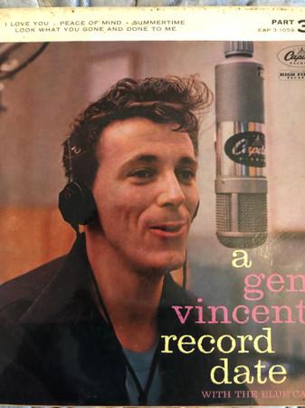 7inch Record GENE VINCENT & HIS BLUE CAPS - A Gene Vincent Record Date (Part 3) EAP31059 Capitol Records 1959 UK Rock Used
7inch Record GENE VINCENT & HIS BLUE CAPS - A Gene Vincent Record Date (Part 3) EAP31059 Capitol Records 1959 UK Rock Used