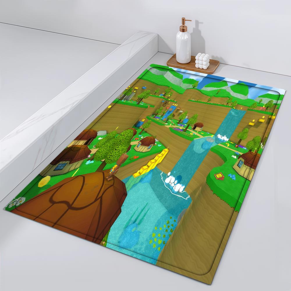Door Mat Nin Bedside Entrance Super Bath Game Floor Decoration Corridor Door Mat Carpet Living A-Adventure B-Bear Room Balcony 40cm x 60cm
Door Mat Nin Bedside Entrance Super Bath Game Floor Decoration Corridor Door Mat Carpet Living A-Adventure B-Bear Room Balcony 40cm x 60cm