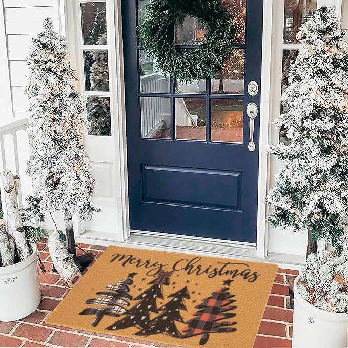 Carpet Mat Rug Floral Christmas Tree Design Welcome Merry Christmas Text Non-slip Floor Mat for Home Decoration Home Floor Mat 30x50cm
Carpet Mat Rug Floral Christmas Tree Design Welcome Merry Christmas Text Non-slip Floor Mat for Home Decoration Home Floor Mat 30x50cm