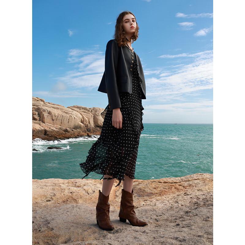 Женская куртка Sancai с круглым вырезом из короткой ПУ-кожи L
Женская куртка Sancai с круглым вырезом из короткой ПУ-кожи L