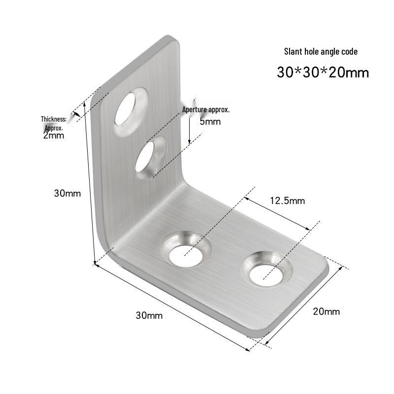 Усиленный угловой кронштейн из нержавеющей стали L-образной формы
Усиленный угловой кронштейн из нержавеющей стали L-образной формы