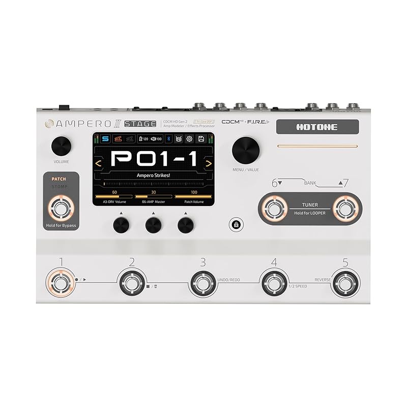 HOTONE AMPERO II STAGE | Amp modeler & effector live performance Bluetooth connection
HOTONE AMPERO II STAGE | Amp modeler & effector live performance Bluetooth connection