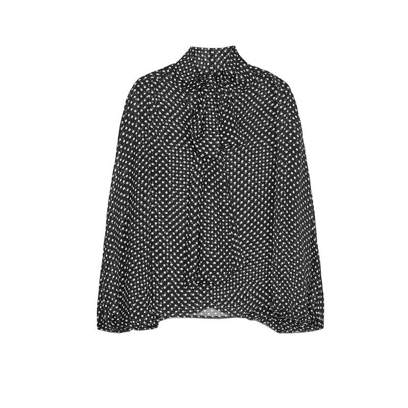 Spring New Women s Clothing Elegant Stand-up Collar Long-Sleeved Dot Bowknot Decoration Cape-Style Shirt 4437055 Black L
Spring New Women s Clothing Elegant Stand-up Collar Long-Sleeved Dot Bowknot Decoration Cape-Style Shirt 4437055 Black L